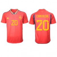Pánský Fotbalový dres Španělsko Daniel Carvajal #20 MS 2022 Domácí Krátký Rukáv